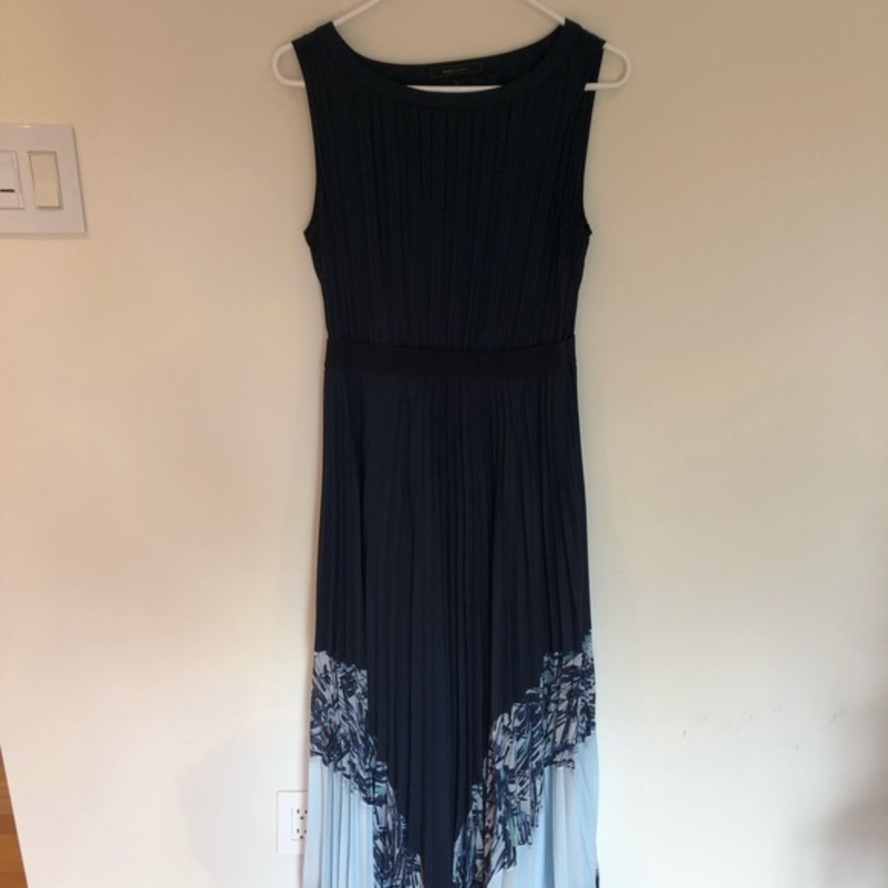 BCBG NAVY MAXI DRESS